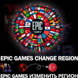 EPIC GAMES⚫REGION CHANGE TO TURKEY🔴EGS FOR TL CURRENCY