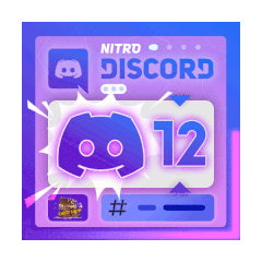 🎁DISCORD NITRO FULL 12 МЕСЯЦЕВ [GIFT ]🎁 1 ГОД ПОДАРОК