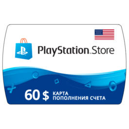 PlayStation Network Card (PSN) 60$  🔵 USA