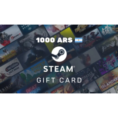 ✅Steam 1000 ARS (Аргентина) ✅ Мгновенно