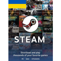 🔥 STEAM УКРАИНА ⭐ КАРТЫ ПОПОЛНЕНИЯ [ 50 - 5000 UAH ]