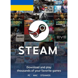 🔥 STEAM UKRAINE ⭐ DIGITAL GIFT CARDS [ 50 - 5000 UAH ]