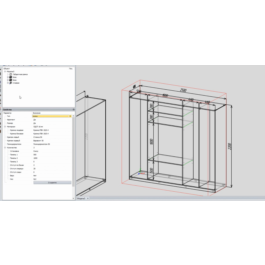 Script shelves-combatant for Basis Mebelshik