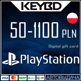 🔰Playstation Network PSN🔵50-1100 PLN [No fees]