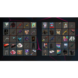 RUST STEAM ACC✦TWITCH DROPS SKINS✦9000+ HOURS✦309 ITEMS