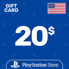 ⭐️Карта Пополнения PSN 20$ (USD) США