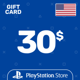 ⭐️PSN Top Up Card 30$ (USD) USA