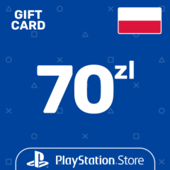 ⭐️Карта Пополнения PSN 70 Злотых (PLN) Польша