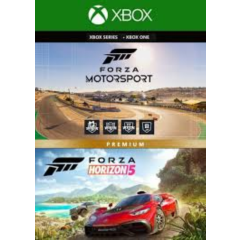 Forza Motorsport + Horizon 5 PREMIUM XBOX XS-WIN PC KEY