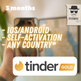 🌼TINDER GOLD 🔑PROMO CODE [3 months] 🌐WORLDWIDE