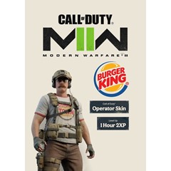 🍔⭐BURGER TOWN - CКИН ОПЕРАТОРА + 1H 2XP Boost COD MW2