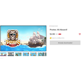 🎮 Pirates: All Aboard! 🔑 (Nintendo Switch KEY/USA)