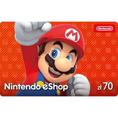 🍄Nintendo eShop 70-120-250-370-500zl PLN Польша🍄