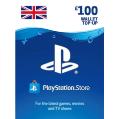 🎁 PSN UK карта пополнения на 100 GBP (UK) 🔥
