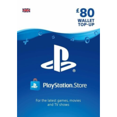 🎁 PSN UK карта пополнения на 80 GBP (UK) 🔥
