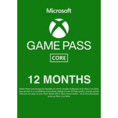 🔑XBOX LIVE GOLD(Game Pass Core) 12 месяцев🌍