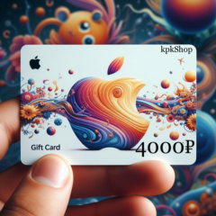 🎟📱Подарочная карта Apple 4000руб (код AppStore 4000)