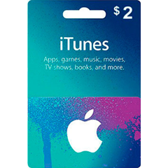 iTUNES GIFT CARD - $2 USD ✅(USA)