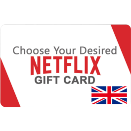 ⭐️ ALL GIFT CARD⭐ 🇬🇧 Netflix 15-200 GBP - (UK) 🔑