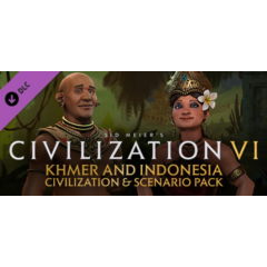 Sid Meier&acute;s: Civilization VI Khmer and Indonesia (DLC) STEAM КЛЮЧ