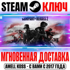 Company of Heroes 2 +4 DLC Steam Ключ РФ+СНГ +Бонус