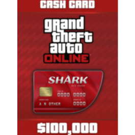 GTA ONLINE: RED SHARK CASH CARD 100,000$ ✅(PC KEY)