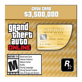 GTA ONLINE: WHALE SHARK CASH CARD 3,500,000$ ✅PC KEY🔑