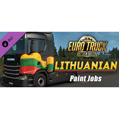 Euro Truck Simulator 2 - Lithuanian Paint Jobs Pack RU