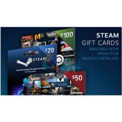 🔥STEAM WALLET 10-100 EURO