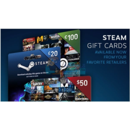 STEAM WALLET CODE 10-100 EURO