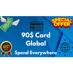 💵90$ Card Global🌎All Services/Subscriptions/Others✅
