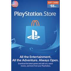 🔥Playstation Network PSN🔥 Gift Card 55$ - США Быстро