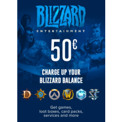 Blizzard Gift Card 50 EUR (Battle.net) EU🇪🇺