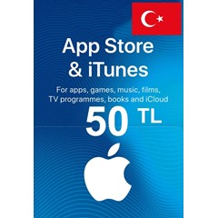 ⭐50 TL iTunes ТУРЦИЯ Подарочная карта ✅ БЕЗ КОМИССИИ