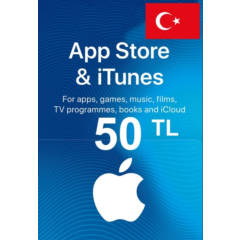 ⭐50 TL iTunes ТУРЦИЯ Подарочная карта ✅ БЕЗ КОМИССИИ