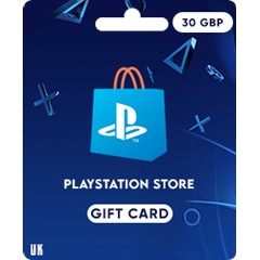 ✅Playstation Network PSN✅ Gift Card 30 GBP - UK Быстро