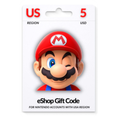 ✅ Nintendo eShop Prepaid Gift Card $5 🇺🇸 USA 🔥