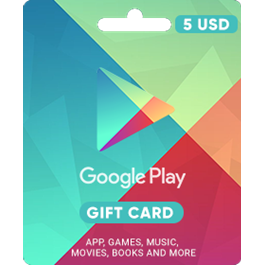 ✅Google Play ✅Gift Card 5 $ USD (USA🇺🇸)Instant