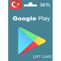 🔥Google Play 🔥Gift Card 50 TL Турция🇹🇷 Моментально