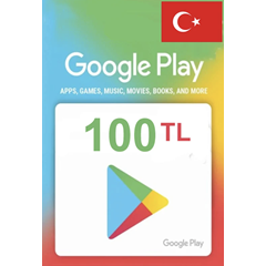 🔥Google Play 🔥Gift Card 100 TL Турция🇹🇷 Моментально