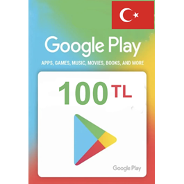 🔥Google Play 🔥Gift Card 100 TL Turkey🇹🇷 Instant