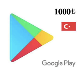 🔥Google Play 🔥Gift Card 1000 TL Turkey🇹🇷 Instant