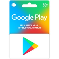 🟢Google Play 🟢 Gift Card 50 GBP (UK)🌏United Kingdom