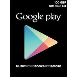 🟢Google Play 🟢 Gift Card 100 GBP (UK)🌏United Kingdom