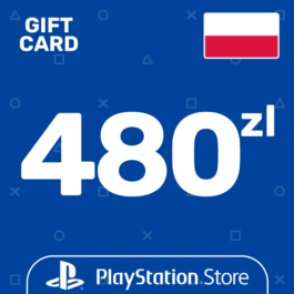 ⭐️PSN Top Up Card 480 PLN Poland