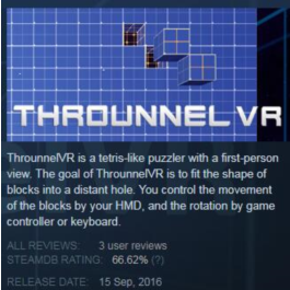 ThrounnelVR (Steam Key GLOBAL)