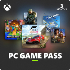 Ключ для продления подписки Game Pass на ПК на 3+1 месяц для всех регионов