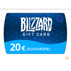 Blizzard Gift Card 20 EUR (Battle.net) EU