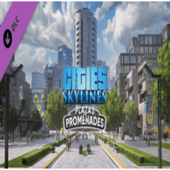 ⭐ Cities: Skylines - Plazas & Promenades Steam Gift ✅RU