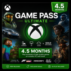 Xbox Game Pass ULTIMATE 4.5 Месяцы Активация *Предложение ограничено по времени*